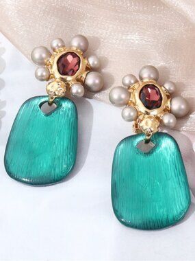 Alexis Bittar Lucite Stud Earrings
